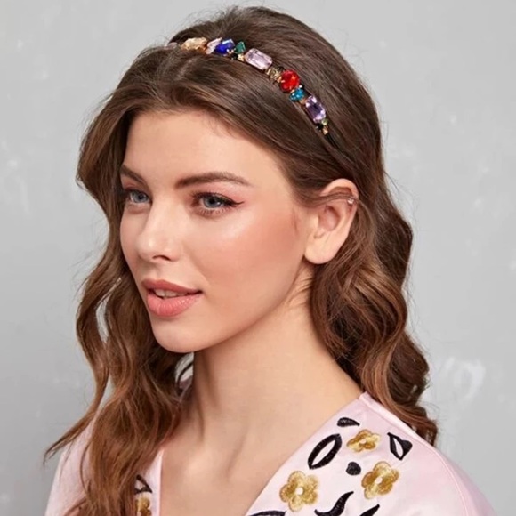 Rhinestone Luxury Crystals Headband - Picture 4 of 4